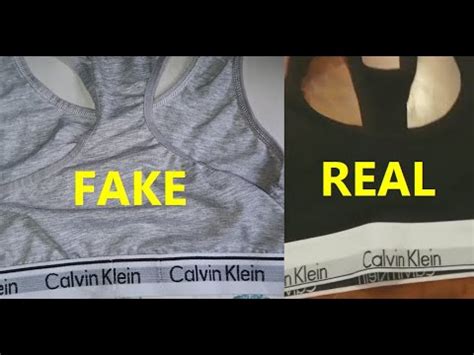 calvin klein fake vs real t shirt|Calvin Klein bralettes fake.